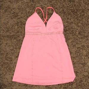 Lulemon coral/pink yoga top